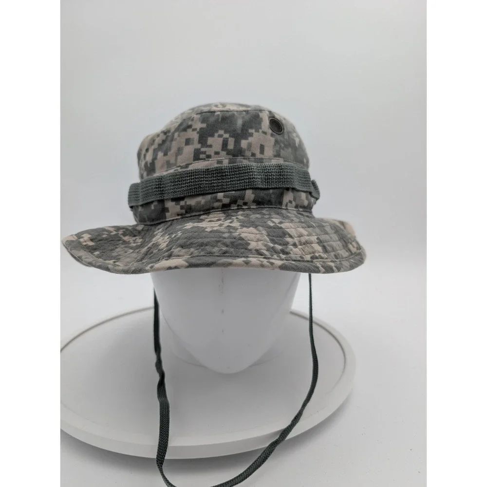 US Army ACU UCP Digital Camo Boonie Hat Size 7.25 Medium Type IV Sun Hat
